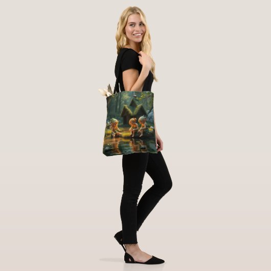 Elf kinderen tote bag (Op model)