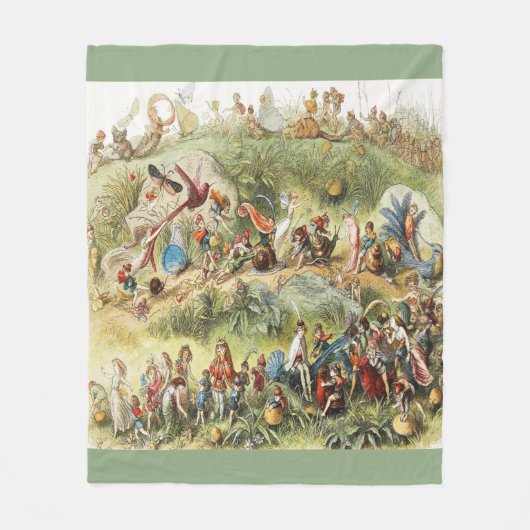 Elf King fleece deken (Voorkant)