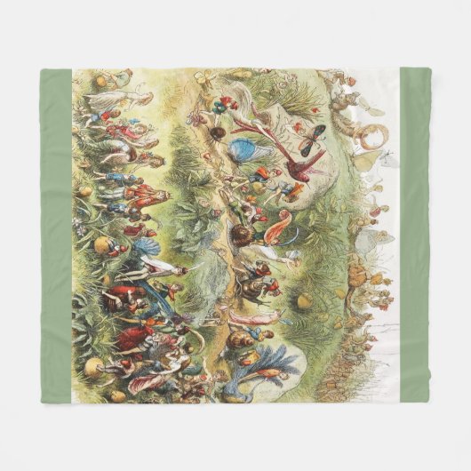 Elf King fleece deken (Voorkant (Horizontaal))