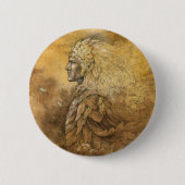 Elf King Ronde Button 5,7 Cm (Voorkant)