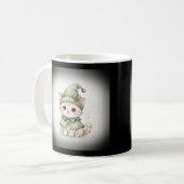 Elf Kitten Kerst Puntmuts Koffiemok (Voorkant links)