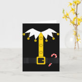 Elf Kleding  Kaart (Gele Bloem)