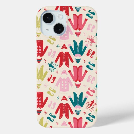 Elf kleurrijke jas en schoenen patroon Case-Mate iPhone case (Achterkant)