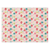 Elf kleurrijke jas en schoenen patroon tafelkleed (Voorkant (Horizontaal))