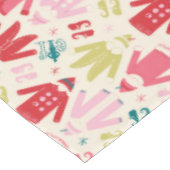 Elf kleurrijke jas en schoenen patroon tafelkleed (Gekanteld)