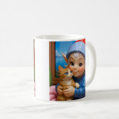Elf Knuffel Kat  Koffiemok (Voorkant rechts)