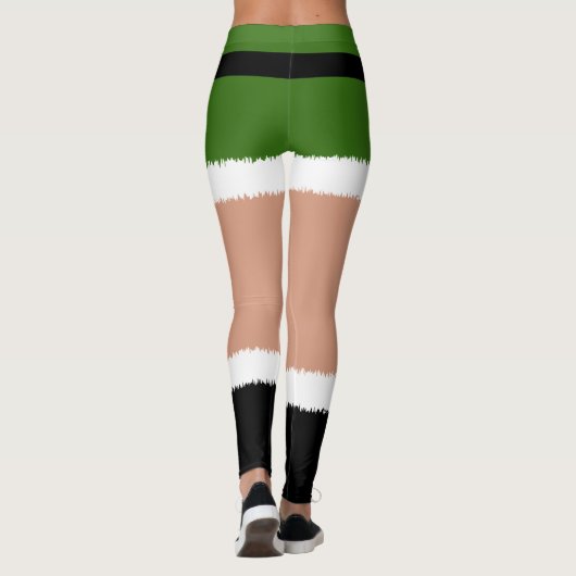 Elf Kostuum Kerst Leggings (Achterkant)