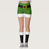 Elf Kostuum Kerst Leggings (Voorkant)