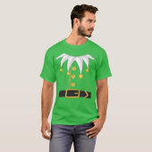 elf kostuum kerst t-shirt (Voorkant volledig)