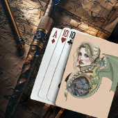 Elf Krijger Draak Fantasie Magisch Middeleeuws Per Pokerkaarten