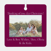 Elf Kwartet Kerstboom Ornament (Achterkant)