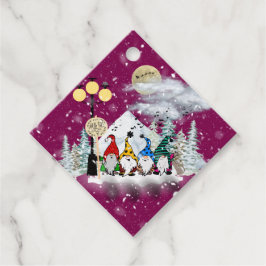 Elf Kwartet Kerstcadeau Label