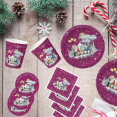 Elf Kwartet Kerstfeest Servet