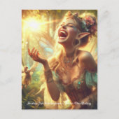 Elf Laughter Briefkaart (Voorkant)