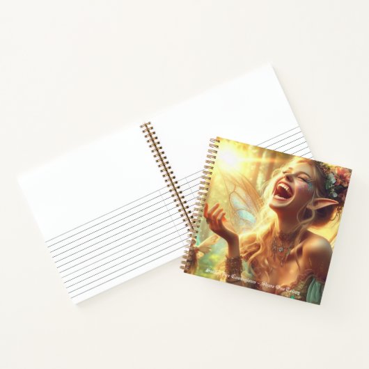 Elf Laughter Notitieboek (Binnen)
