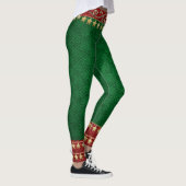Elf Leggings voor Feestdagen Gold, Red en Green! (Rechts)