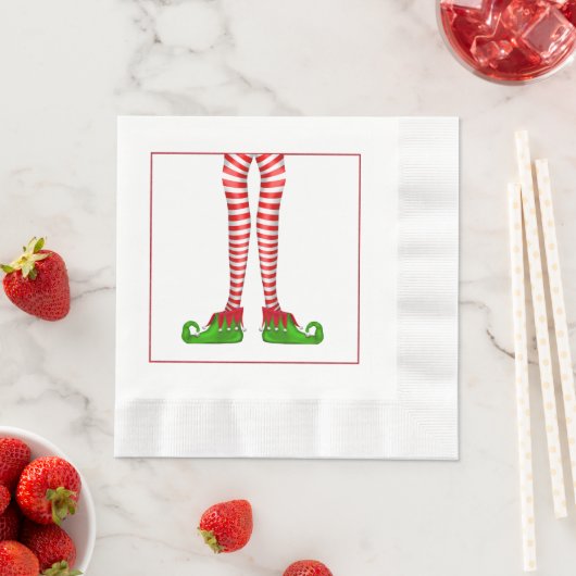 Elf Legs Kerst servetten (Insitu)
