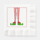Elf Legs Kerst servetten (Voorkant)