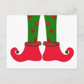 Elf Legs kerstBriefkaart Feestdagenkaart (Voorkant)