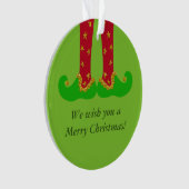 Elf Legs, Kerstmis, je past Ornament aan (voorkant)