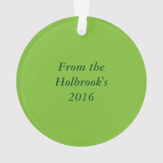 Elf Legs, Kerstmis, je past Ornament aan (achterkant)