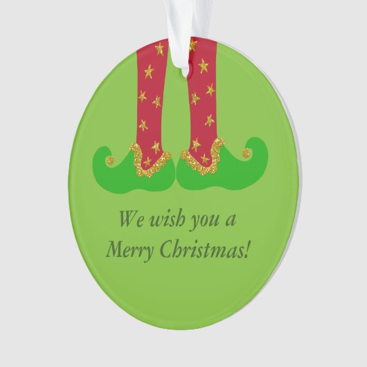 Elf Legs, Kerstmis, je past Ornament aan (voorkant)