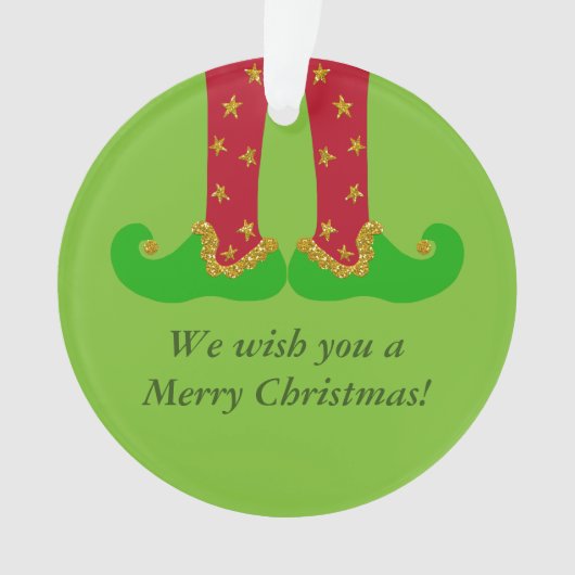 Elf Legs, Kerstmis, je past Ornament aan (voorkant)