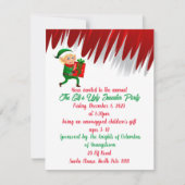 Elf Lelijke Trui Feestelijke Uitnodiging (Voorkant)