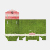 Elf Leuk Kerstfeest Rood en Groen Thema Bedankdoosjes (Uitgevouwen)