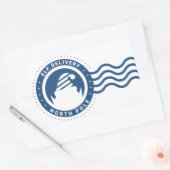 elf-levering noordpool rechthoekige sticker (Envelop)
