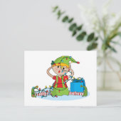 Elf Lights Briefkaart (Staand voorkant)
