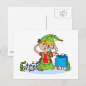 Elf Lights Briefkaart (Voorkant / Achterkant)