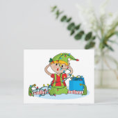 Elf Lights Briefkaart (Staand voorkant)