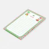 Elf Lijst & Groen, Rood & Wit Frame Post-it® Notes (Schuin)