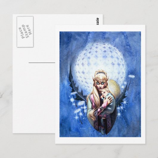 Elf Madonna Briefkaart (Voorkant / Achterkant)