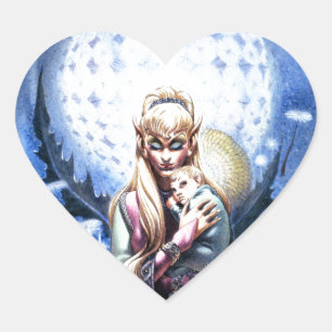 Elf Madonna Hart Sticker