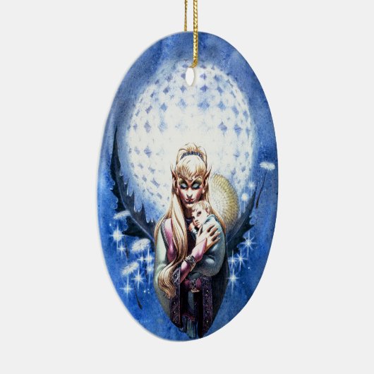 Elf Madonna Keramisch Ornament (Rechts)