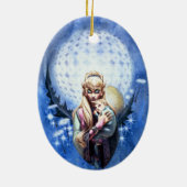 Elf Madonna Keramisch Ornament (Achterkant)