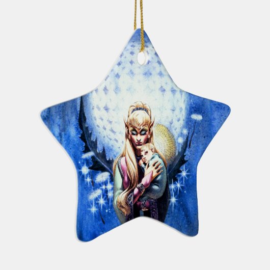 Elf Madonna Keramisch Ornament (Rechts)