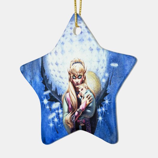 Elf Madonna Keramisch Ornament (Links)