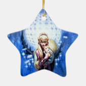 Elf Madonna Keramisch Ornament (Achterkant)
