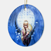 Elf Madonna kerstversiering Keramisch Ornament (Links)