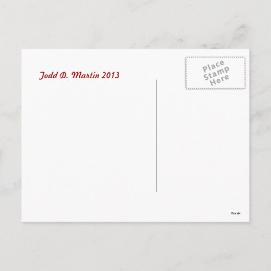 Elf Magic Briefkaart van Todd D. Martin (Achterkant)