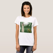 Elf Magic in Grass Field met Hummingvogels T-shirt (Voorkant volledig)
