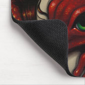 "Elf Maiden and her Dragon" Mousepad Muismat (Hoek)