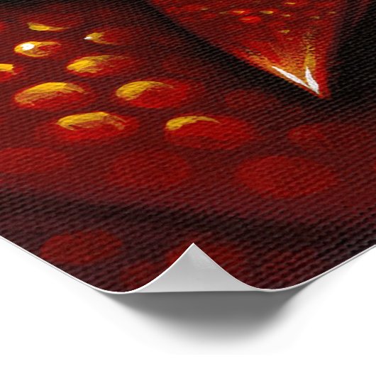 Elf Maiden en Haar dragon ART PRINT (Hoek)