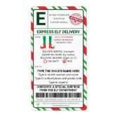 ELF Mail Verzendlabels North Pole Stickers (Voorkant)