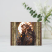 Elf Man Fantasy Kunst Briefkaart (Staand voorkant)