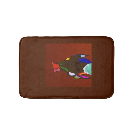 Elf Map Art Badmat (Voorkant)