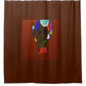 Elf Map Art  Douchegordijn (Voorkant)